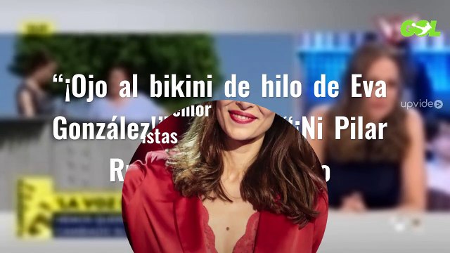 “¡Ojo al bikini de hilo de Eva González!”: la foto (“¡Ni Pilar Rubio!”) del verano