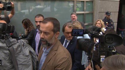 Artur Mas llega al Tribunal de Cuentas