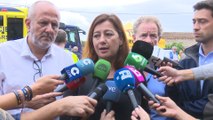 La presidenta de Baleares, Francina Armengol, sobre los fallecidos en las graves inundaciones en Mallorca