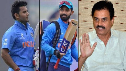 Download Video: ICC Cricket World Cup 2019 : Vengsarkar Says Rahene Is Bettar Than Rishab Pant || Oneindia Telugu