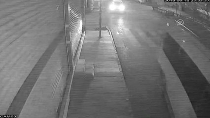 Trafik kazası güvenlik kamerasına yansıdı