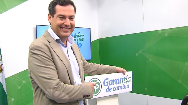 Juanma Moreno, presidente del PP de Andalucía