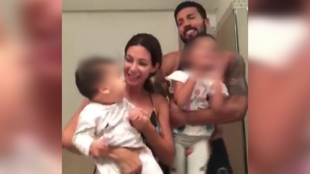 El divertido baile de Tamara Gorro en familia