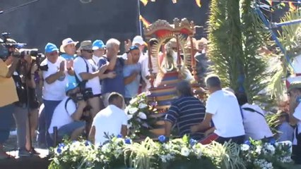 Más de 13.000 personas celebran la 'Bajada' de la Virgen de Guadalupe en La Gomera