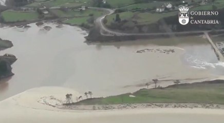 Inundaciones en Oyambre (Cantabria)