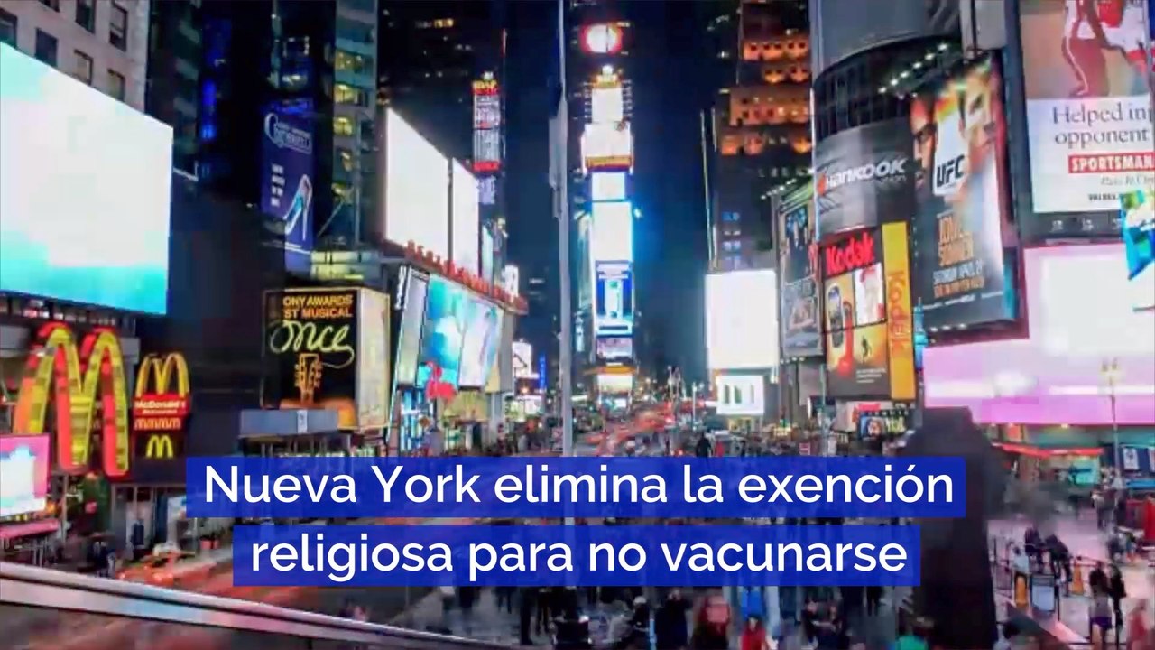Nueva York elimina la exención religiosa para no vacunarse