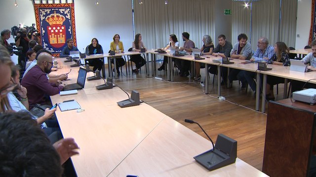 Asamblea de Podemos Madrid tras la dimisión de Lorena Ruiz-Huerta