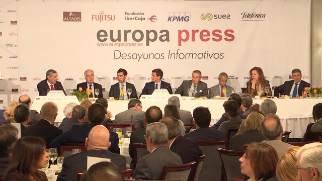 Albert Rivera en el desayuno informativo de Europa Press