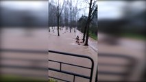 Fuertes lluvias en Cantabria provocan inundaciones