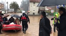 Revilla sigue de cerca las inundaciones en Cantabria