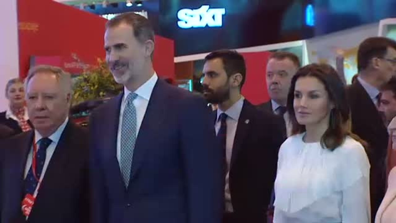 La tensión y enfrentamientos por el conflicto con los taxistas no han afectado a la llegada de los reyes a FITUR