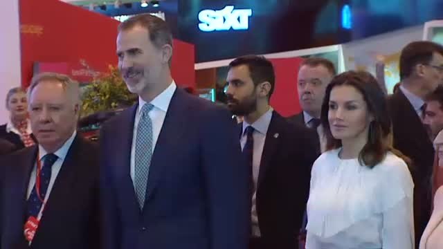 La tensión y enfrentamientos por el conflicto con los taxistas no han afectado a la llegada de los reyes a FITUR