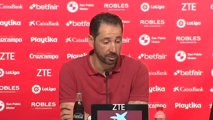 Machín: "Quiero que acabe la Liga ya"