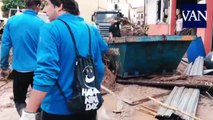 Rafa Nadal, un voluntario más en la limpieza de Sant Llorenç