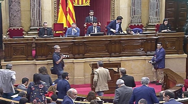 Pleno del Parlament este miércoles
