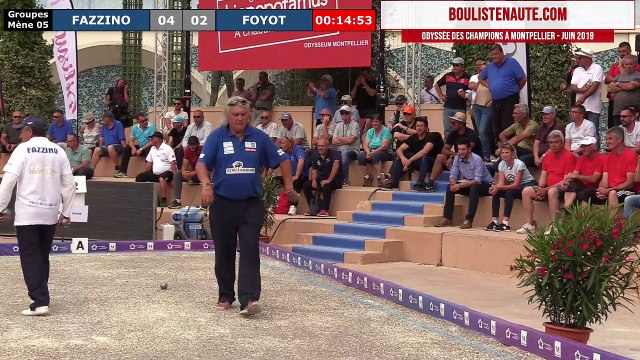 Pétanque - Odyssée des Champions 2019 à Montpellier : Marco FOYOT vs Christian FAZZINO