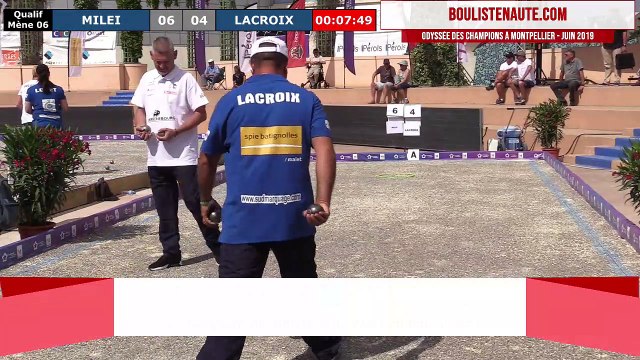 Pétanque - Odyssée des Champions 2019 à Montpellier : Pascal MILEI vs Henri LACROIX
