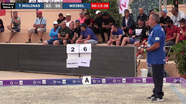 Pétanque - Odyssée des Champions 2019 à Montpellier : Tyson MOLINAS vs Claudy WEIBEL
