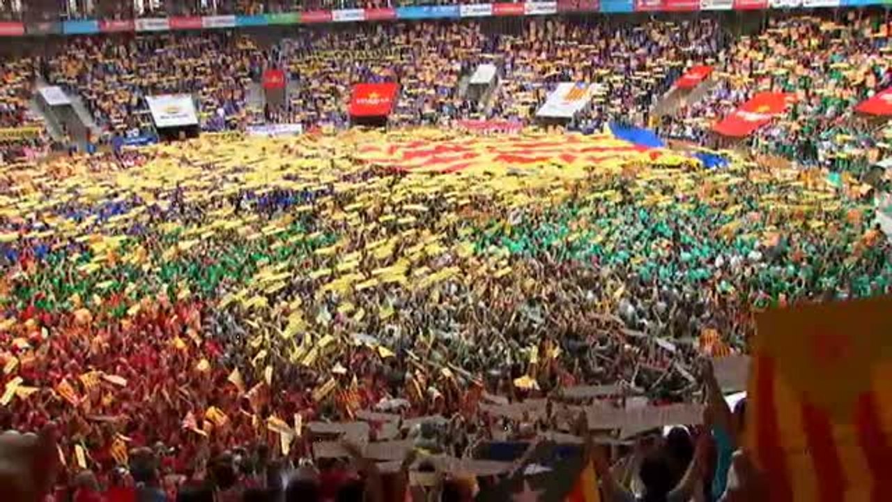 Quim Torra acude al concurso de castells de Tarragona
