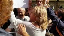 Consuelo Ordóñez irrumpe en el acto en favor de huidos de ETA