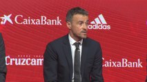 Luis Enrique agradece la confianza depositada en él
