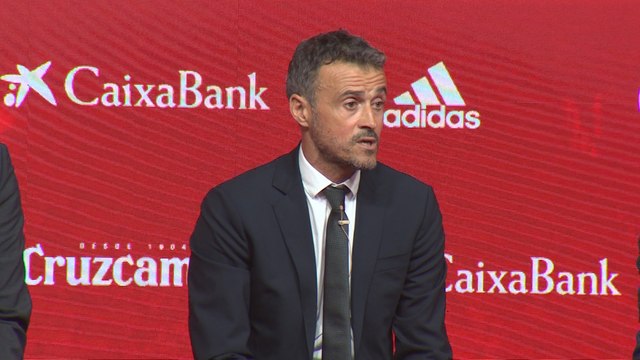 Luis Enrique agradece la confianza depositada en él
