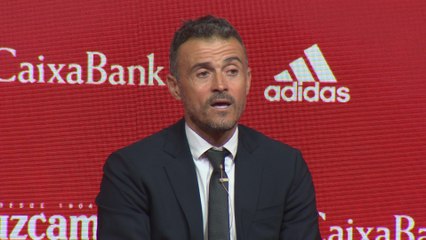Luis Enrique: "No he tenido nunca problemas con ningún futbolista"