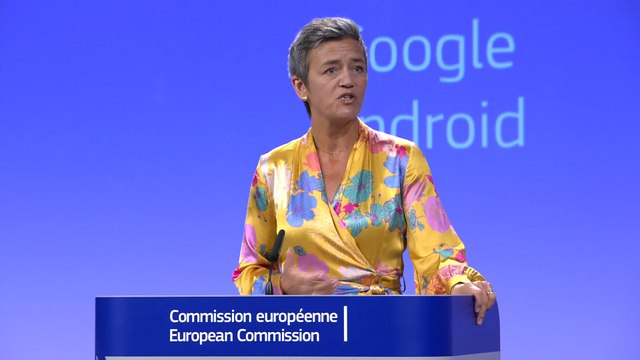 Bruselas impone a Google una multa récord de 4.340 millones