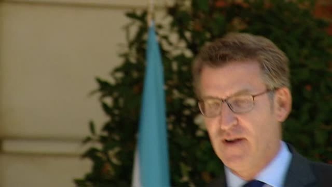 Pedro Sánchez recibe en Moncloa a Alberto Núñez Feijóo