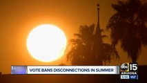 Vote bans disconnections in summer months for utility companies