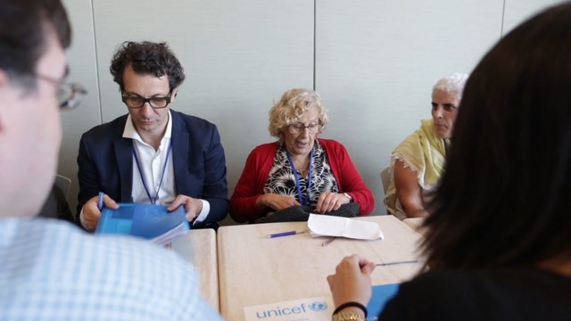 Carmena se reúne con varias ONG en Nueva York