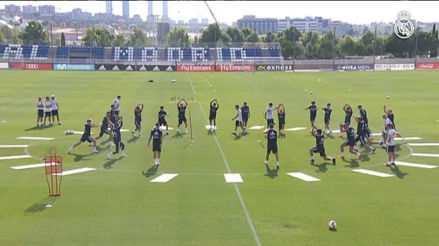 Lopetegui dirige su primer entrenamiento en el Real Madrid