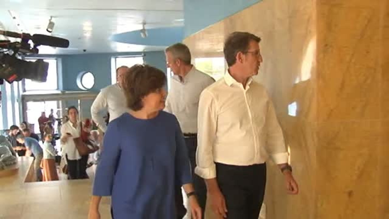 Feijoo advierte pese a su neutralidad: "Soraya ha tenido un resultado magnífico y no es lo mismo perder que ganar o ganar que perder"