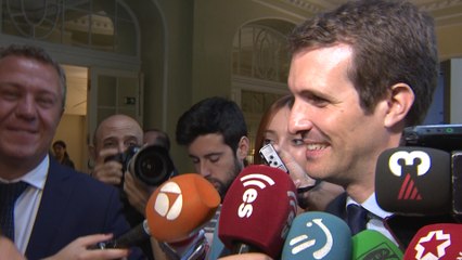Pablo Casado: "Soy experto en coser"