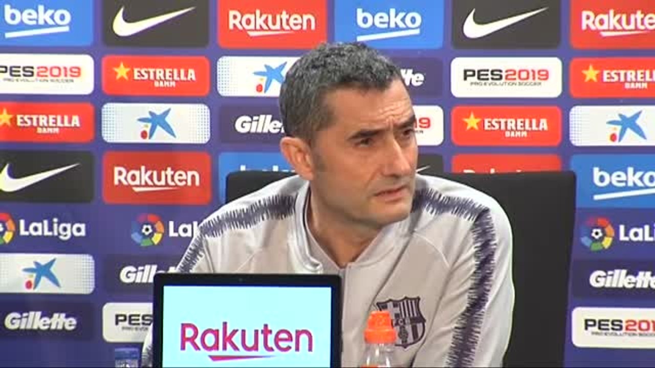 Ernesto Valverde sobre el polémico gol de Suárez: "Hay un contacto posterior al golpeo de Luis y para mí es gol legal"