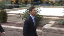 Xavi Alonso llega a la Audiencia para ser juzgado por defraudar