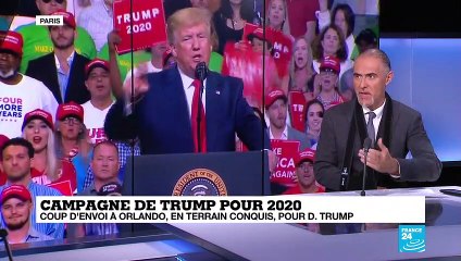 Campagne de Trump pour 2020 : "Quand on prend le même slogan c'est qu'on assume son bilan"