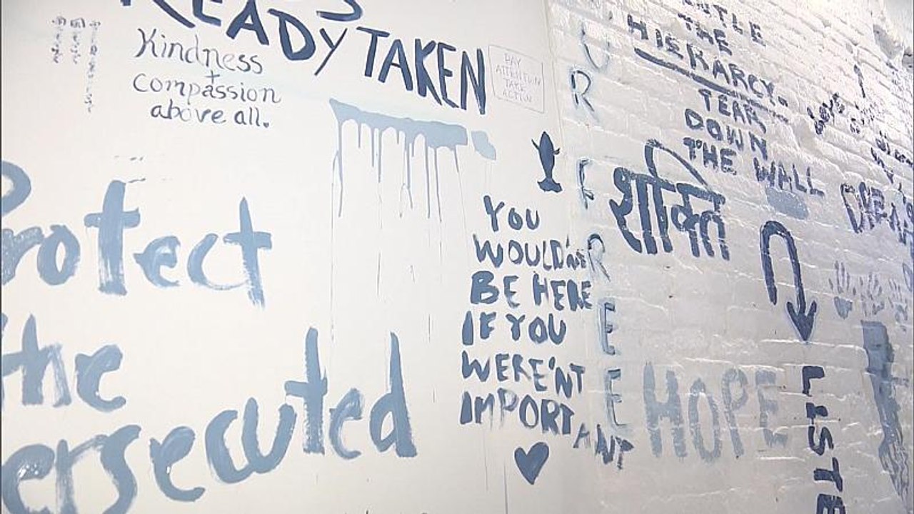 Yoko Ono refugee boat installation goes on display in New York