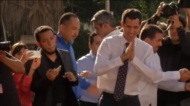 El venezolano Juan Guaidó advierte que no sucumbirá a las presiones y continuará su ruta para asumir la presidencia del país