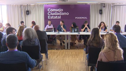 Pablo Iglesias en el Consejo Ciudadano Estatal