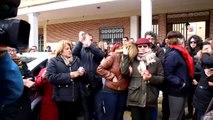 Emotiva concentración en Villanueva de la Torre (Guadalajara) por el asesinato de la joven en Meco
