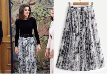 Doña Letizia apuesta por la moda "low cost"