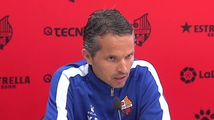 Xavi Bartolo, entrenador del Reus: "Hay una negociación muy avanzada, pero se tiene que producir este fin de semana o ya no se produce"