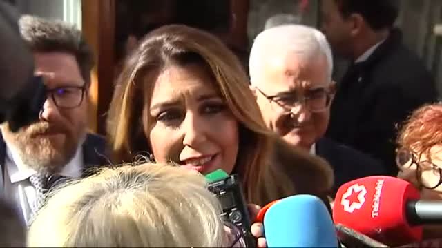 Susana Díaz: Sé que tengo el cariño y el apoyo de Pedro Sánchez y de los militantes
