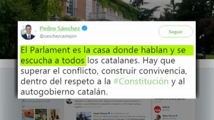 Download Video: Tras la caótica jornada en el Parlament, Sánchez pide superar el conflicto y PP y Ciudadanos, la vuelta al 155