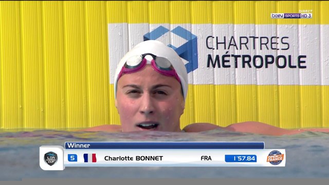 Natation - 200m nage libre : Bonnet s'impose, Gastaldello 3ème