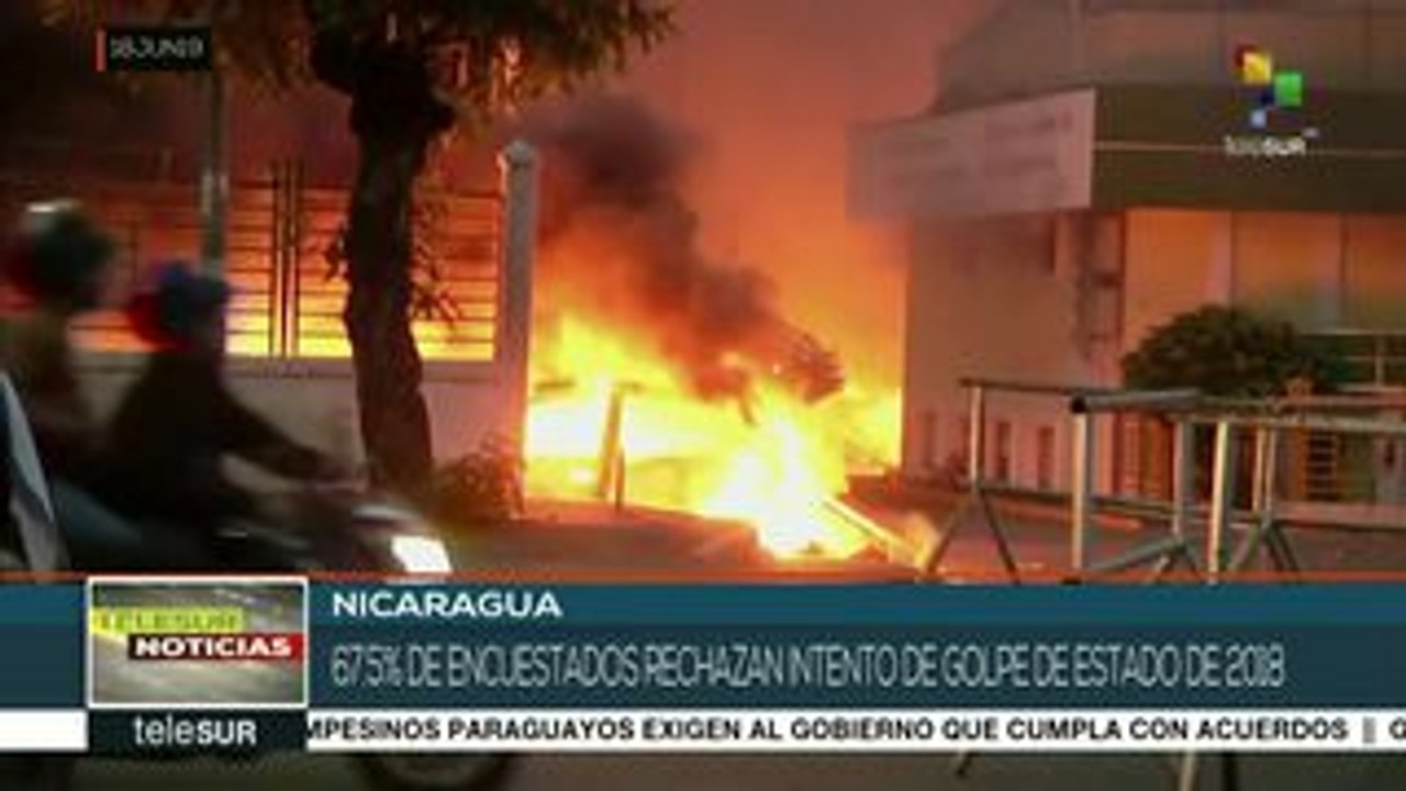 Más del 70 % de nicaragüenses rechazan injerencia extranjera