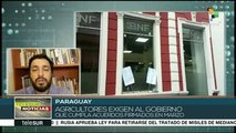 Campesinos paraguayos exigen a Gobierno cumplimiento de acuerdos