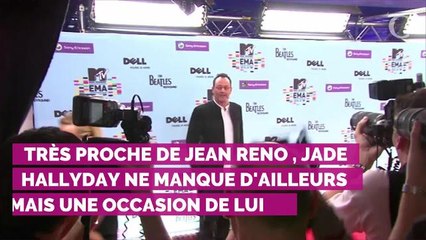 PHOTO. Le joli message de Jade Hallyday à Jean Reno : "Je suis bénie d'avoir un parrain comme toi"