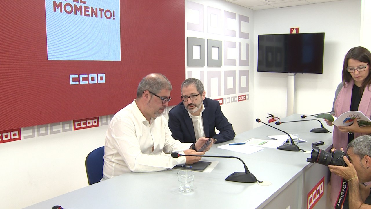 CC.OO. presenta informe 'Salario mínimo de convenio'
